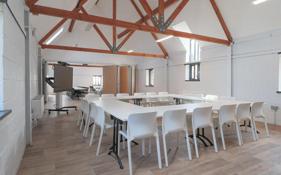 Newly refurbished meeting rooms at Greenmeadow Community Farm